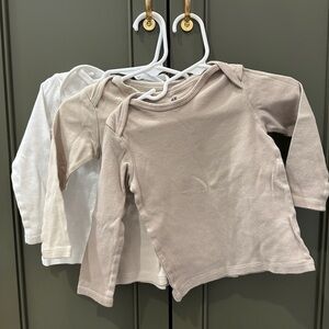 H&M Basics 3-pack Long Sleeve Tees - 18 months
